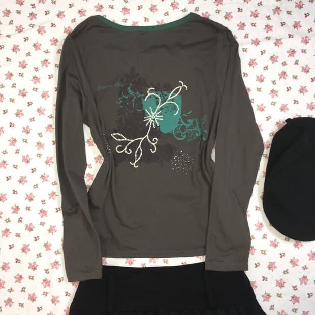 kansai stud handwork long sleeve