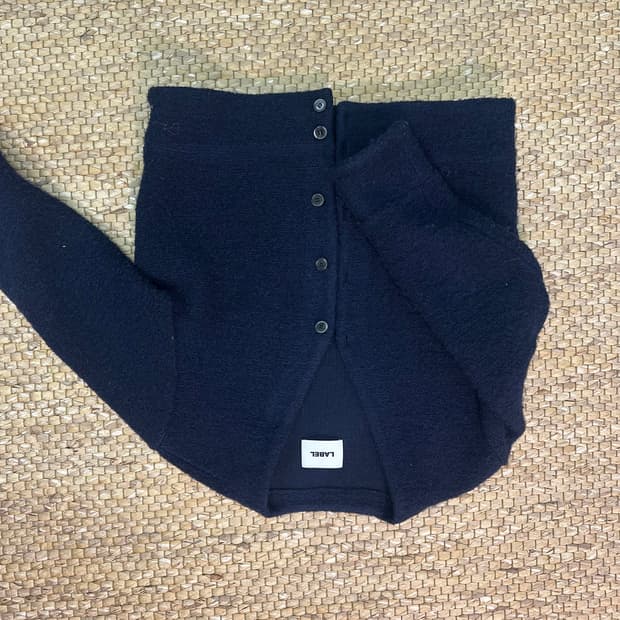 1 라벨아카이브 네이비 가디건