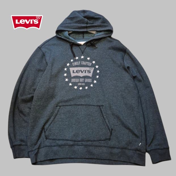 2XL 리바이스 진청록색 후드