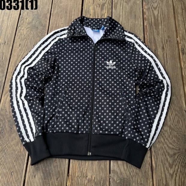 작사 희귀 / 아디다스 키스마크 도트 패턴 져지 아디다스 져지 땡땡이