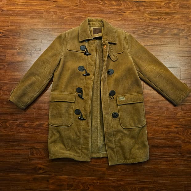 코듀로이 더플코트