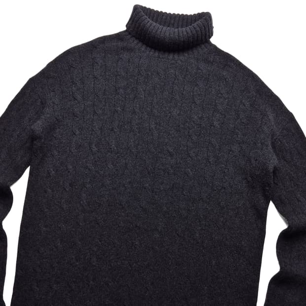 [M] 폴로 랄프로렌 터틀넥 케이블 니트