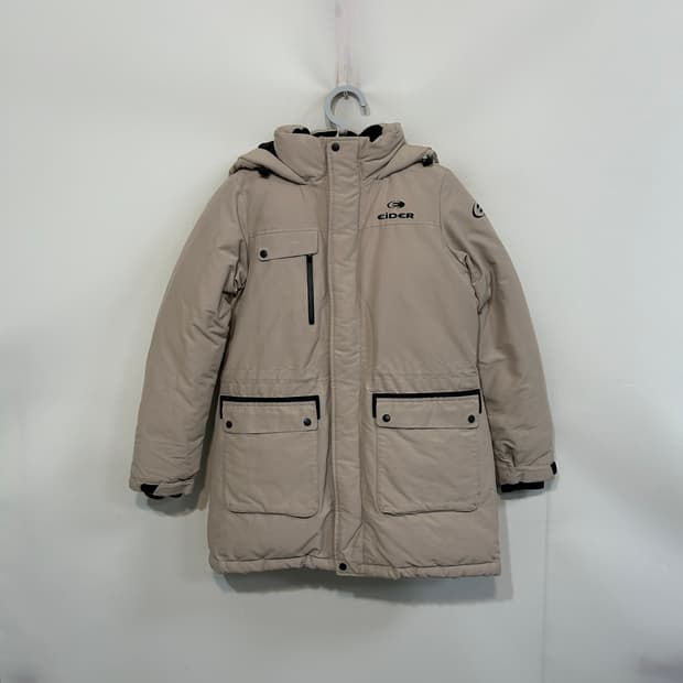 아이더 여성 오리털 패딩 55정도 베이지 