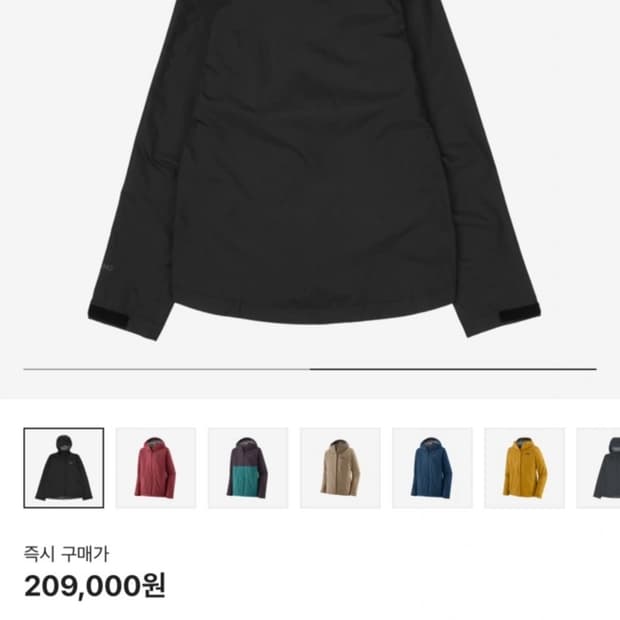 파타고니아 토렌쉘 3L 자켓 블랙 M