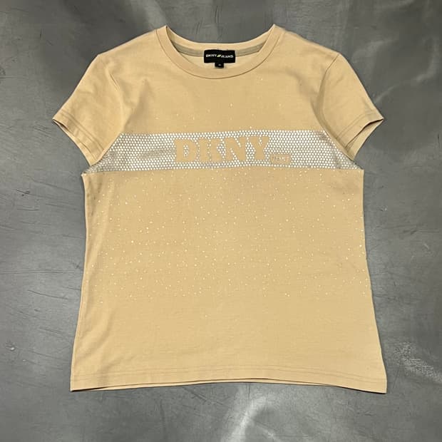  dkny 진스 로고 반팔티 y16416