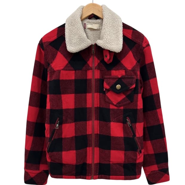 리바이스 울자켓 체크 (L) 