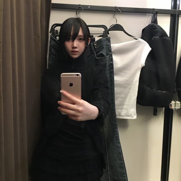 tricot COMME des GARCONS 꼼데가르송 랩스커트 M