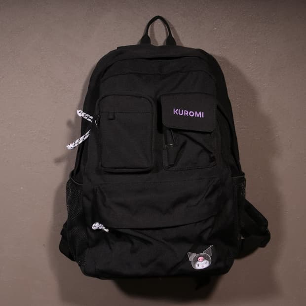 산리오 쿠로미 백팩 지뢰계 갸루