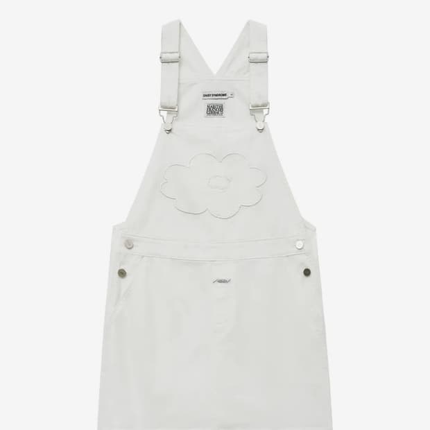 데이지신드롬 마리떼 콜라보 멜빵치마