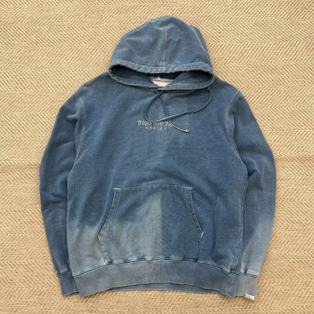 디스이즈네버뎃 로고 디자인 후드티 r4349