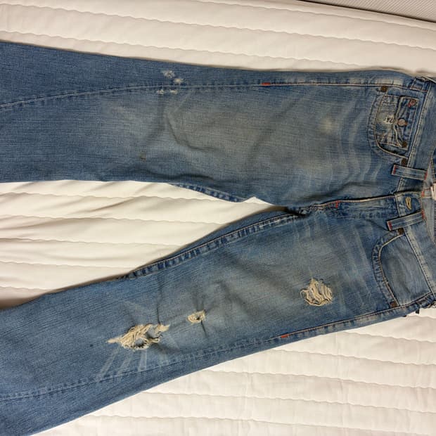 트루릴리전 부츠컷 데님 