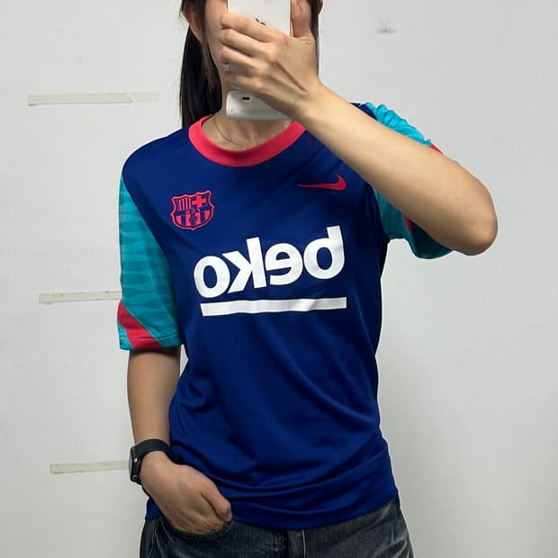 나이키 바르셀로나 축구 유니폼 져지