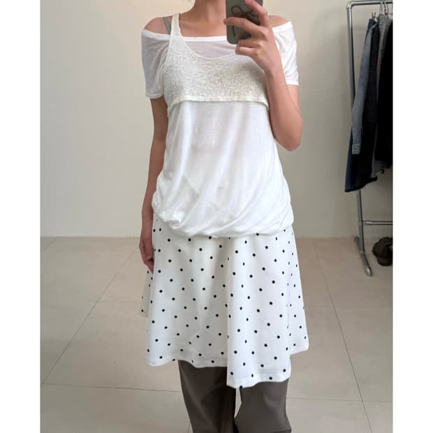 빈티지 레이어드 티셔츠