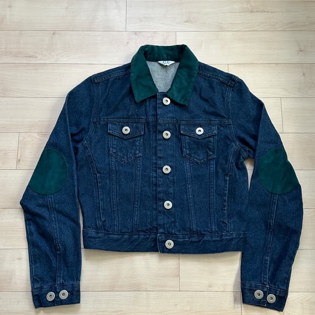 oioi 숏 데님 자켓