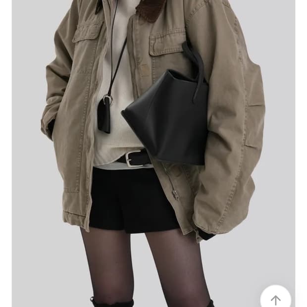 어텀 워크누빔점퍼