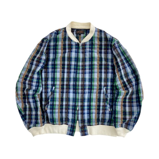 빔즈 플러스 시어서커 봄버 자켓