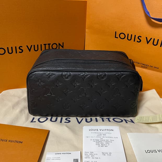 [새상품급] [풀구성] 루이비통 쉐도우 돕키트 클러치