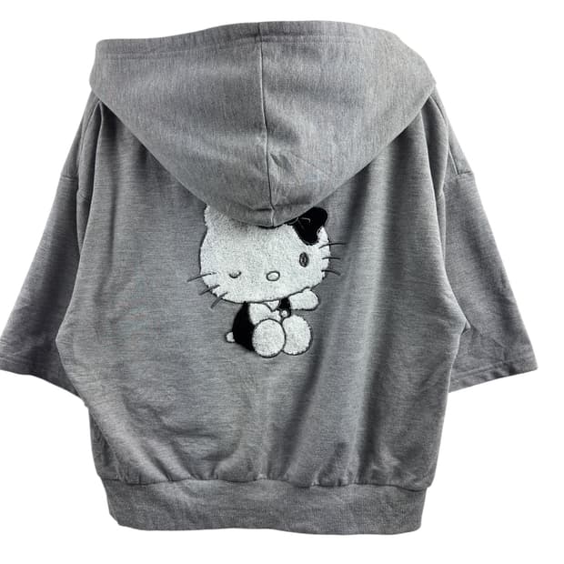 헬로키티 패치 반팔 후드집업1519