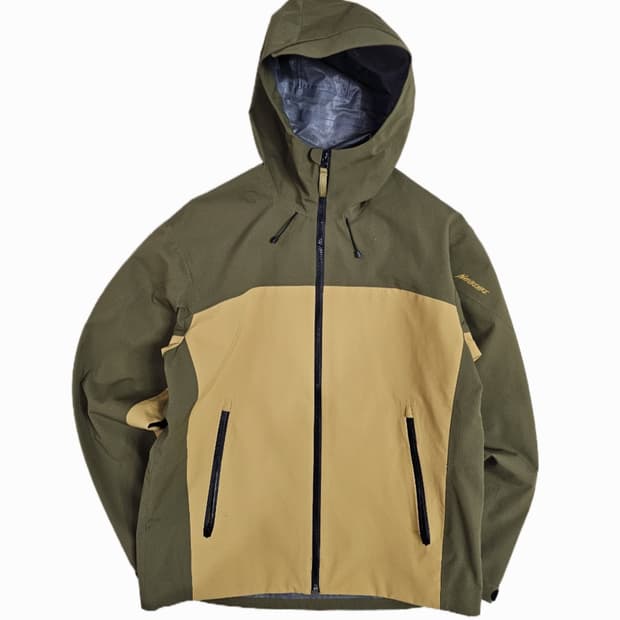 ​[XL] 네이처하이크 올리브 베이지 투톤 하드쉘 방수 자켓