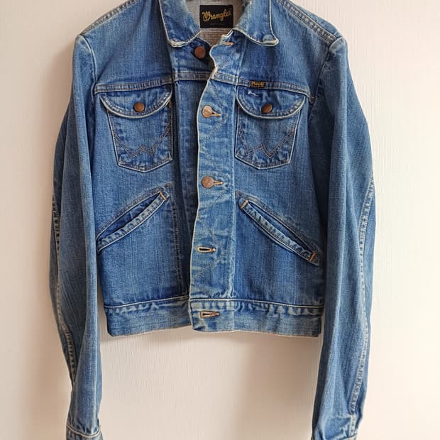 70s Wrangler 여성 데님자켓 랭글러 빈티지청자켓 리바이스 lee