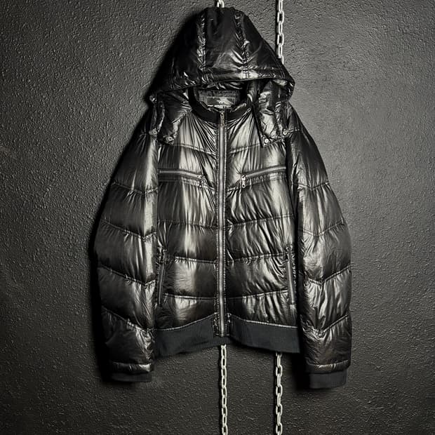 RIMASTER – Black Hooded Down Jacket 