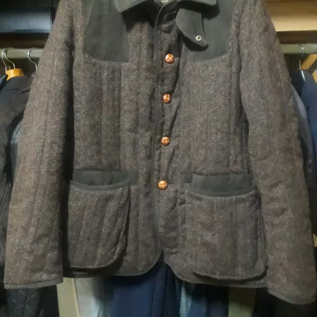 [판매] Barbour x Tokito 바버 토키토 울 트위드 헌팅 자켓