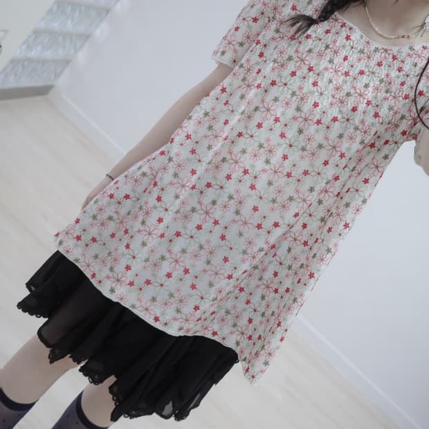 l’ant denil flower blouse