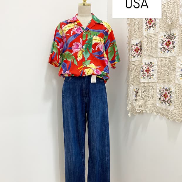 USA 하와이안 셔츠