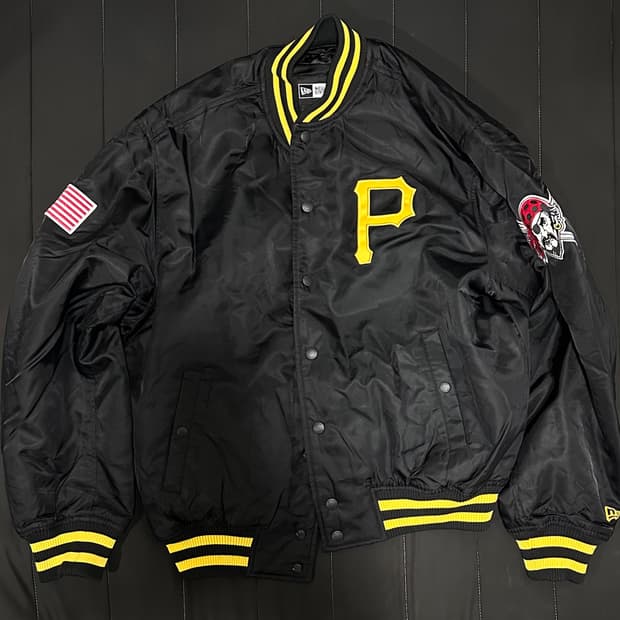 뉴에라 엘로우배색 ma-1 자켓 M