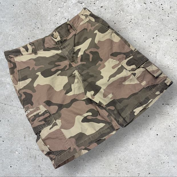 [36] 디키즈 카고 반바지 밀리터리 카모 패턴 팬츠 C840