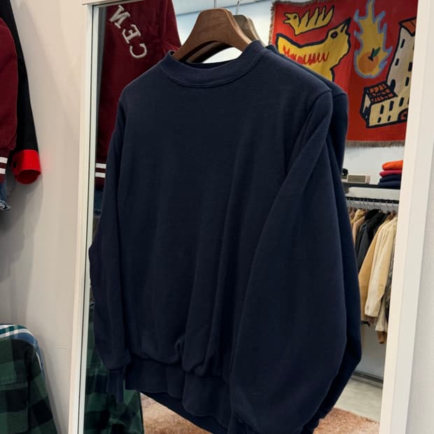 90s Vtg 빈티지 써멀 와플 스웻 셔츠 (made in USA)