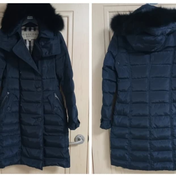 정품 버버리 브릿 구스다운 롱패딩 점퍼