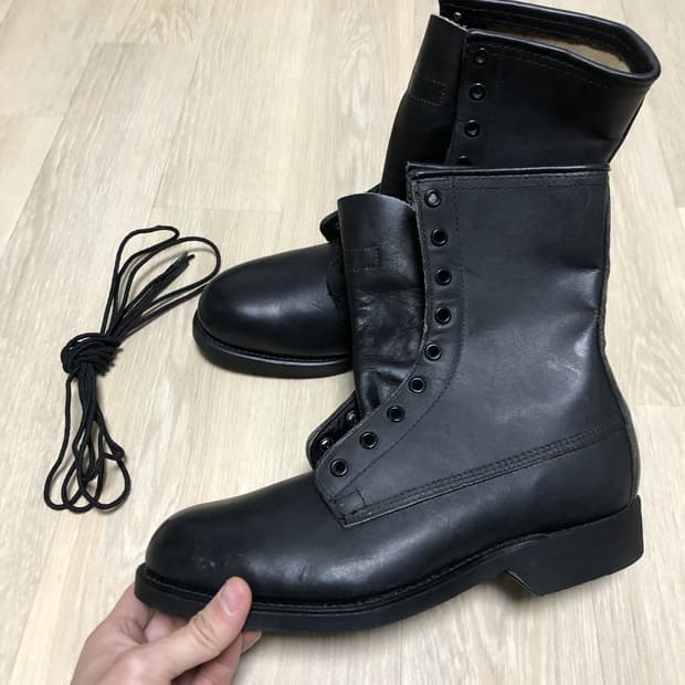 (250) 80's 데드스탁 새상품 미공군 에디슨 슈 컴퍼니 비행 부츠