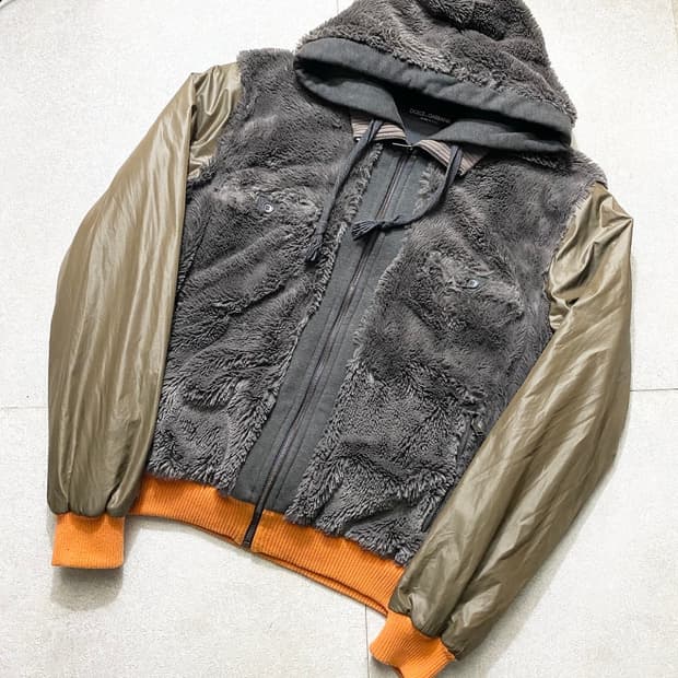 돌체앤가바나 퍼 나일론 도킹 봄버