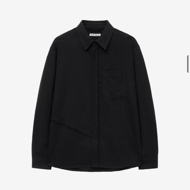 인사일런스 컷오프 네프 셔츠 BLACK L사이즈