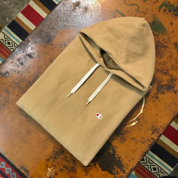 챔피온 리버스위브 베이지 헤비코튼 후디 남성 100 여성 66 