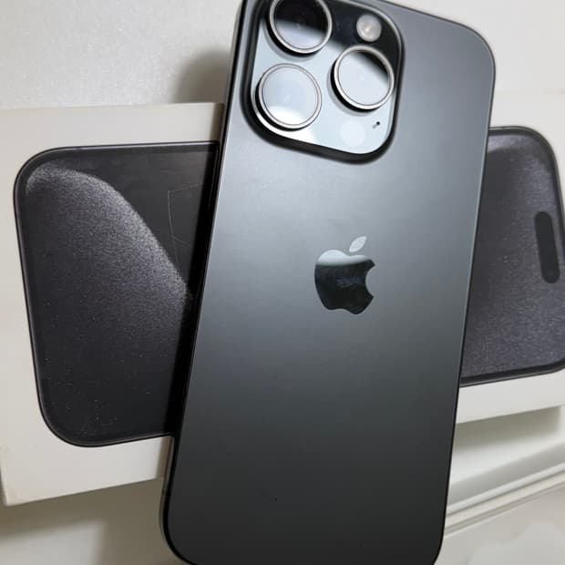 아이폰 15PRO 블랙 128GB