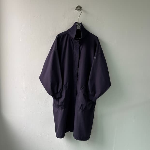 이세이미야케 하이넥 낙하산 코트 