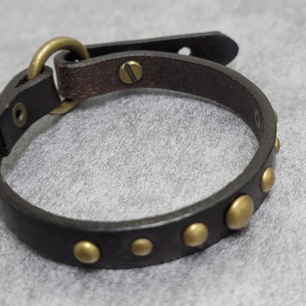 vintage leather bracelet