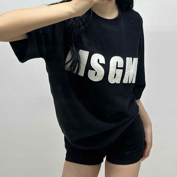 MSGM 엠에스지엠 밀라노 매장판 반팔 티셔츠(S)