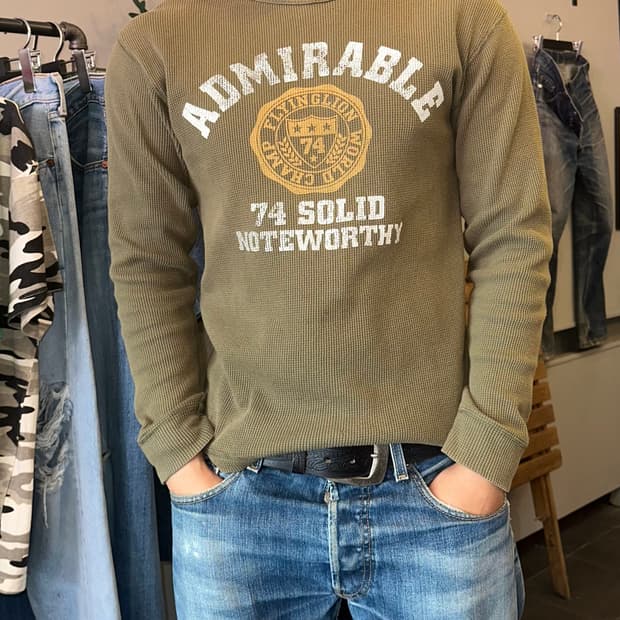 Japanese Patina Motorcycle waffle sleeve