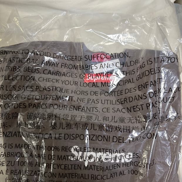 (새상품) 슈프림 브라운 맨투맨 L