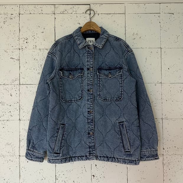 M 자라 누빔 셔츠 자켓