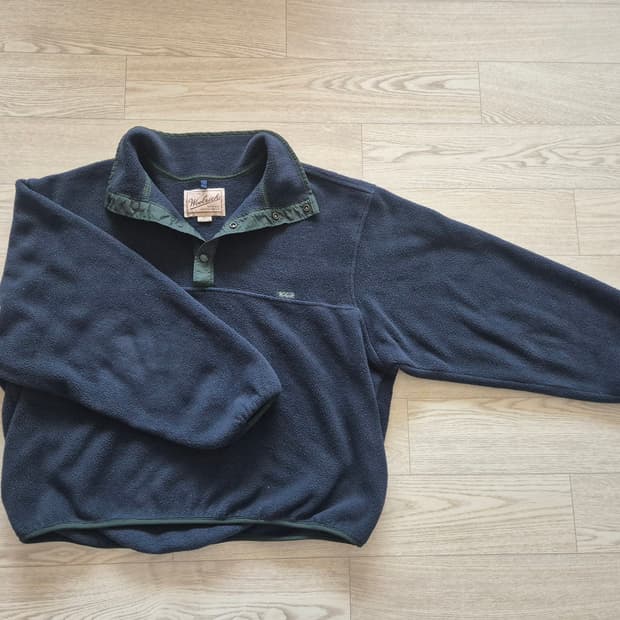 (made in usa) woolrich 스냅쿼터플리스 xl