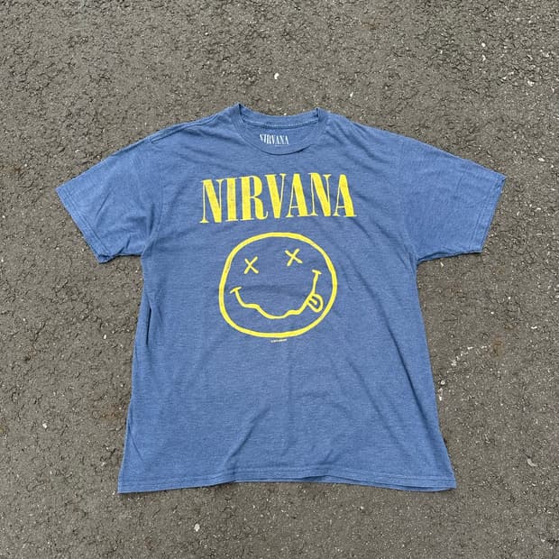 [너바나] •Nirvana Print T-Shirt