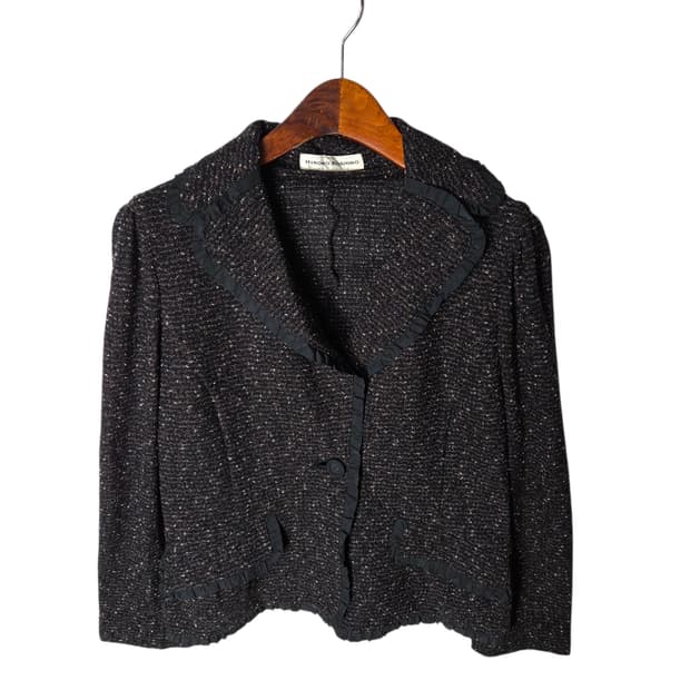 [Hiroko Koshino] 히로코 코시노 트위드 싱글 자켓