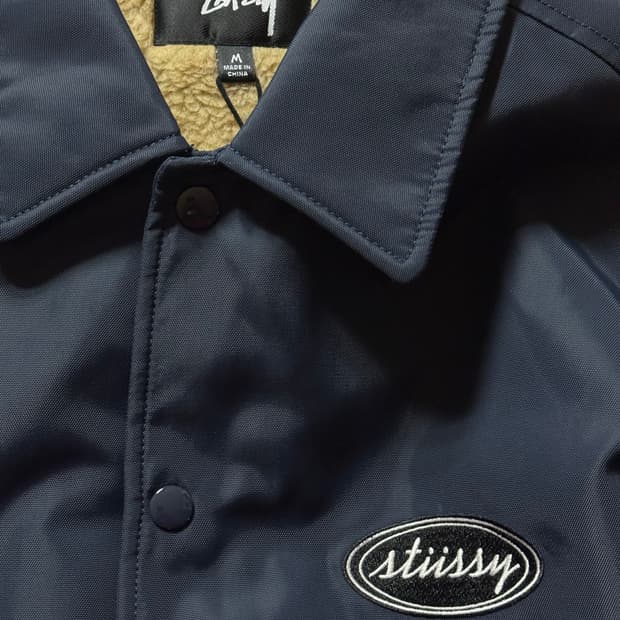 스투시 코치 자켓 네이비 M