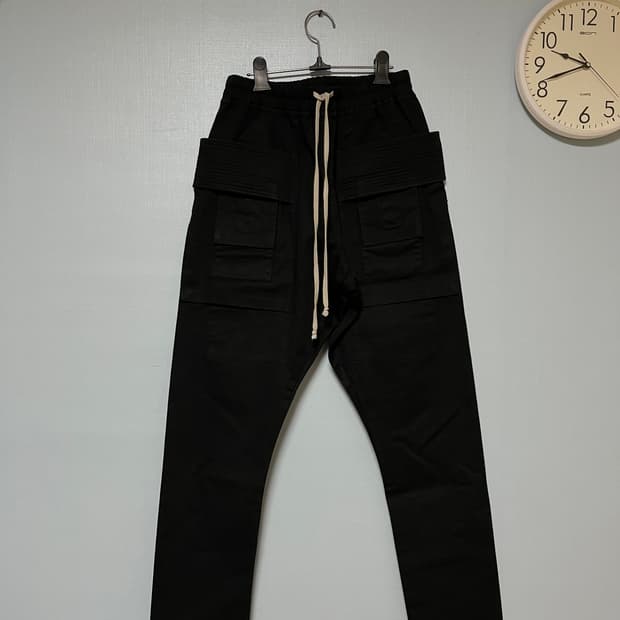 릭오웬스 태권도 크리치 카고 팬츠 TW