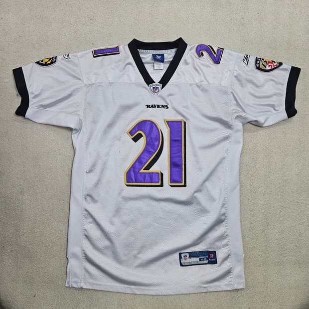 리복 NFL 볼티모어 레이븐스 풋볼 져지