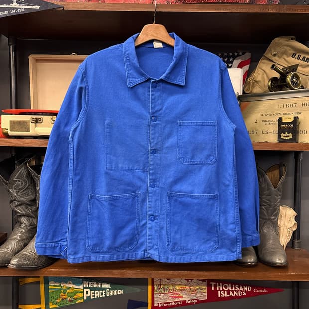 90s 샌포라이징 코튼트윌 프렌치워크자켓 / 초어자켓 N1296